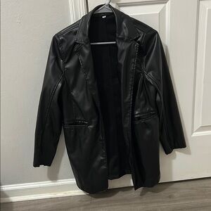 Women's Black Leather Jacket